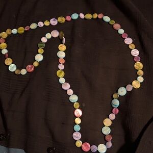 Colorful Disc Necklace